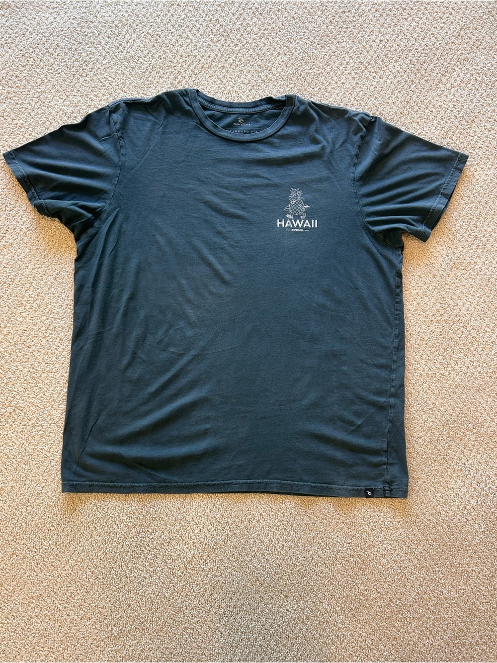 Rip Curl Black Short Sleeve 'Hawaii' Graphic Tee